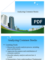 Analyzing Common Stocks PPT at BEC DOMS