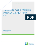 CA Clarity PPM For Agile Development Projects