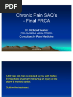 Chronic Pain SAQ's