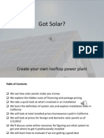 Got Solar?: Create Your Own Rooftop Power Plant