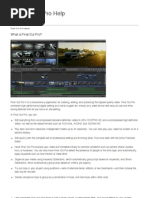 Final Cut Pro Help
