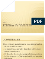 Personality Disorders 2011