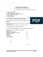 Major Project Report Format For Final Year Students