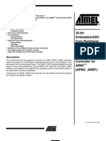 32-Bit Embedded ASIC Core Peripheral Advanced Power Management Controller For Arm7 (APMC - ARM7)