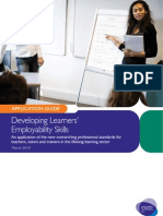 Developing Learners' Employability Skills: Application Guide