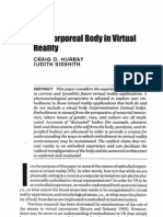 Corporeal Body in VR