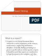 Report Writing