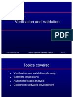 Verification and Validation