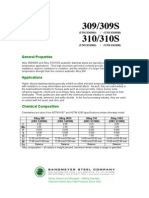 Sandvik 309 310 Heat Resistant Stainless Datasheet