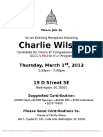 Reception For Charles Wilson