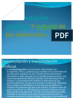 Transmutacion y Decaimiento