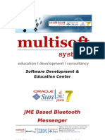 J2ME Based Bluetooth Messenger