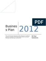 Busines S Plan: NI Star Solutions