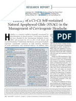 2007 Efficacy of A C1-2 Self SNAG in The Management of Cervicogenic Headache