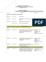 DWAT Training Schedule-2012