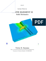 Lecture Notes On Finite Element II Victor Saouma