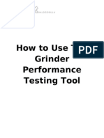 How To Use The Grinder Performance Testing Tool