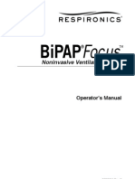 F BiPAP Focus Operators Manual