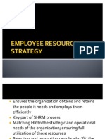 Employee Resourcing Strategy