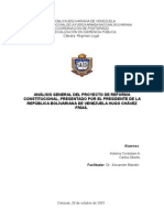 TRABAJO SOBRE REFORMA CONSTITUCIONAL (Oberto - Cordoliani)