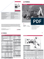 Terex 820 Backhoe Loader TechSheet