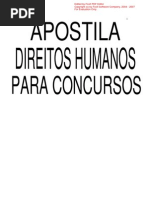 Apostila Direitos Humanos para Concursos