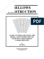 Bellows Construction: A Basic Tutorial Detailing The Design and Construction of Your Own Large Format Camera Bellows