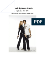 Chuck Episode Guide: Episodes 001-076