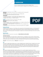 Dimming Fluorescent Lighting Guide