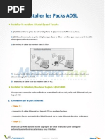 Assistance Menara-Connexion ADSL-Installer Les Packs Adsl