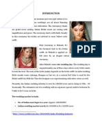 The Wedding Market in India No. of Indian Marriages in A Year: Approx 1,00,00,000 Indian Wedding Market Worth: Rs 100,000 To Rs 110,000 Crore