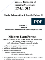 Lecture 15 True Stress Strain Hardening