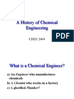 A History of Chemical Engineering