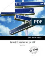 SAP Basis Series - Setup OSS Connection Via SNC