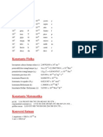 SI Prefixes: Konstanta Fisika