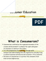 Consumer Education