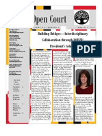 Open Court: Building Bridges-Interdisciplinary Collaboration Through NOFSW: President's Column