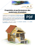 Proprietes Et Performances Thermiques Des Materiaux Oct10