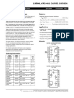 CA3146, CA3146A, CA3183, CA3183A: High-Voltage Transistor Arrays Features