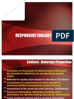 Responsive Evaluation Model