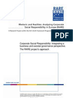 Rhetoric and Realities - Integrating A Business and Societal Governance Perspective.