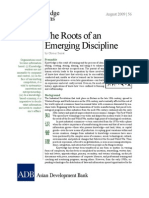 The Roots of An Emerging Discipline