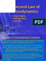 The Second Law of Thermodynamics: Refrigerators Entropy