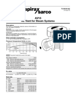 AV13 Air Vent For Steam Systems: Description