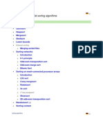 Sequential and Parallel Sorting Algorithms