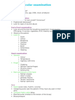 Cardiovascular Examination