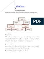 Classification of RADARs