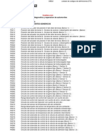 OBD2 Codigos Error DTC