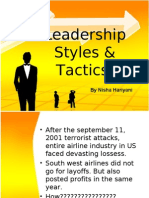 Leadership Styles & Tactics