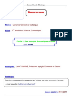 Résumé Du Cours - 1 - Le Marché